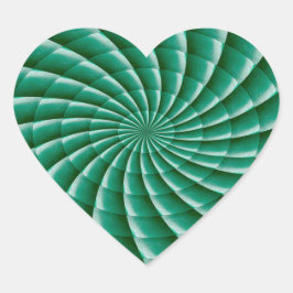 Groene Wiel Chakra SJABLOON toevoegen TEKST IMG aa Hart Sticker