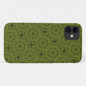 Groene Wiel Mandala Case-Mate iPhone Case (Achterkant (horizontaal))