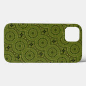 Groene Wiel Mandala Case-Mate iPhone Case (Achterkant (horizontaal))
