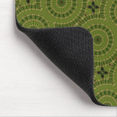 Groene Wiel Mandala / Grünes Rad Mandala Muismat (Hoek)
