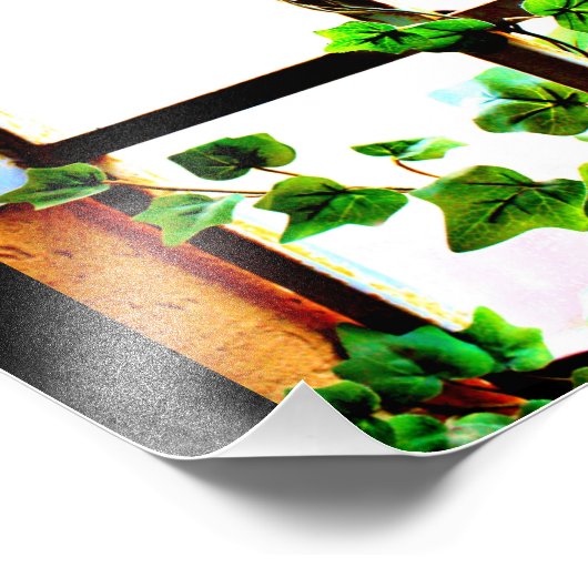 groene wijn foto afdruk (Hoek)