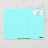 groene wijnfoto briefkaart (Achterkant)