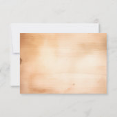 Groene wijnstok op hout St Patrick's Day Ierse bru RSVP Kaartje (Achterkant)