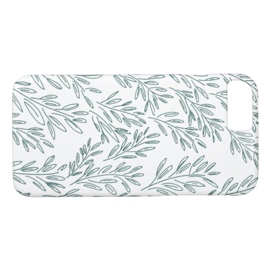 Groene wijnstokken Case-Mate iPhone case (Achterkant (Horizontaal))