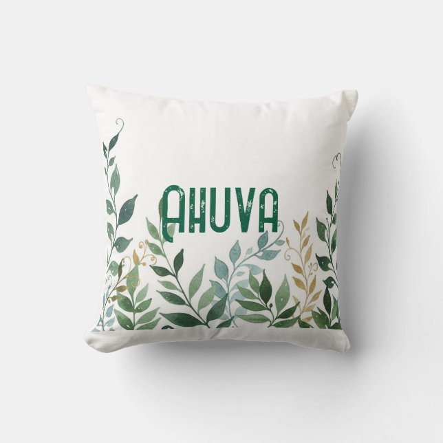 Groene wijnstokken partij decor Sierkussen (Voorkant)