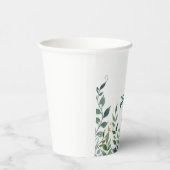 Groene wijnstokken party cup papieren bekers (Rechts)