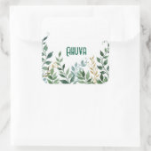 Groene wijnstokken party sticker (Tas)