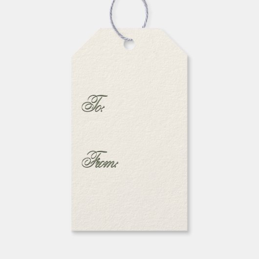 Groene Wildbloem Honing Bijen Apiary Gift Label Cadeaulabel (Achterkant)