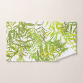 Groene wilde bladeren bad handdoek (Handdoek)