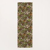 Groene Wildflower Garden Yogamat (Achterkant)