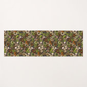 Groene Wildflower Garden Yogamat (Voorkant (horizontaal))