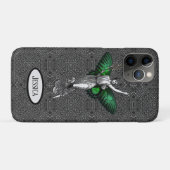  groene wingparatuur gepersonaliseerd deco Case-Mate iPhone case (Achterkant (horizontaal))