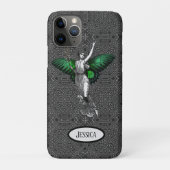 groene wingparatuur gepersonaliseerd deco Case-Mate iPhone case (Achterkant)