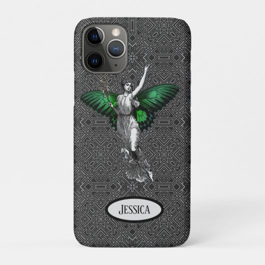  groene wingparatuur gepersonaliseerd deco Case-Mate iPhone case (Achterkant)