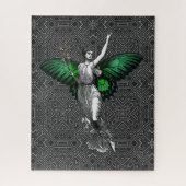 groene wingparkkunst Deco Legpuzzel (Verticaal)