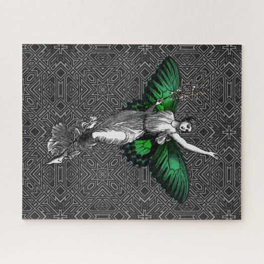 groene wingparkkunst Deco Legpuzzel (Horizontaal)