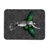  groene wingparkkunst Deco Magneet (Horizontaal)