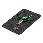  groene wingparkkunst Deco Magneet (Linkerzijde)
