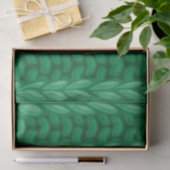 Groene Winter Brei Wollen Patroon Tissuepapier (Geschenk)
