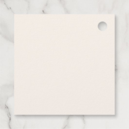 Groene Winter Kerstmis Bedankjes Labels (Achterkant)