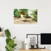 Groene wintertaling poster (Thuiskantoor)