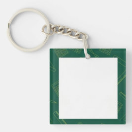 groene wiskundige sleutelhanger