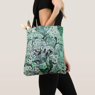 GROENE WIT-SPRINGSTROOM TOTE BAG