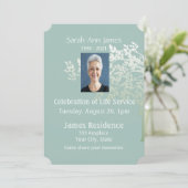 Groene witte boom laat aangepaste herinneringen ui kaart (Staand voorkant)