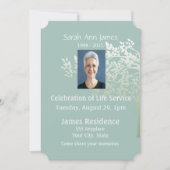 Groene witte boom laat aangepaste herinneringen ui kaart (Voorkant)