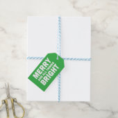 Groene & Witte Cadeaubijsluiter | Prettig & Alle D Cadeaulabel (Met Touw)