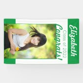 Groene & Witte deelnemers Eén fotograaf Partij Spandoek (Horizontaal)