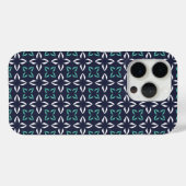Groene witte en Abstracte bloemen Case-Mate iPhone Case (Achterkant (horizontaal))