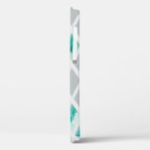 Groene, witte, en grijze illustratie Case-Mate iPhone case (Achterkant / Links)