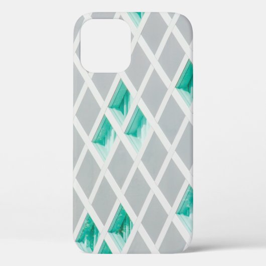 Groene, witte, en grijze illustratie Case-Mate iPhone case (Achterkant)