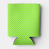 groene , witte en groene haarpunten blikjeskoeler (Voorkant)