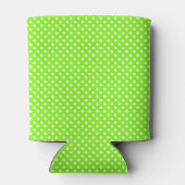 groene , witte en groene haarpunten blikjeskoeler (Achterkant)