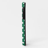 groene , witte en groene haarpunten Case-Mate iPhone case (Achterkant/links)