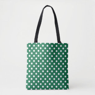 groene , witte en groene haarpunten tote bag