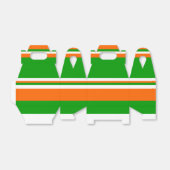 Groene, witte en Oranje strepen Bedankdoosjes (Uitgevouwen)