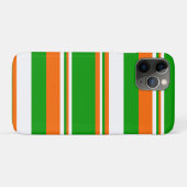 Groene, witte en Oranje strepen Case-Mate iPhone Case (Achterkant (horizontaal))