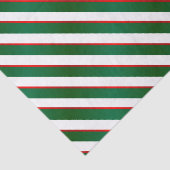 Groene, witte en rode diagonale strepen tissuepapier (Detail)