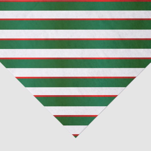 Groene, witte en rode diagonale strepen tissuepapier (Detail)