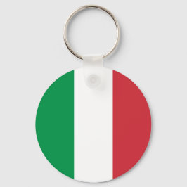 Groene witte en rode Italiaanse vlag Sleutelhanger