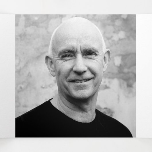 Groene witte Funeral-service golfer op maat foto's Drieluik Programma (Binnenkant midden)