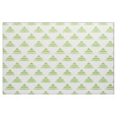 Groene witte geo-driehoekspatroon stof (Yard (91,4 cm))