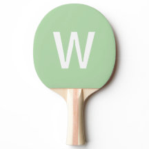 Groene & witte gepersonaliseerde Ping Pong Bal