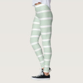 Groene & Witte Gestreepte Leggings (Links)
