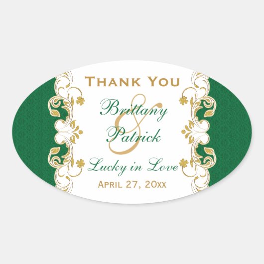 Groene, witte, gouden Sticker met schuifwiel (Voorkant)