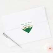 Groene, witte, gouden Sticker met schuifwiel (Envelop)