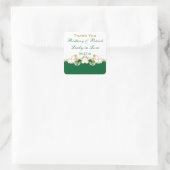 Groene, witte, gouden Sticker met schuifwiel (Tas)